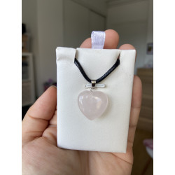 Pendentif coeur « Quartz...