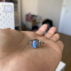 Bague labradorite n02