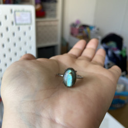 Bague labradorite